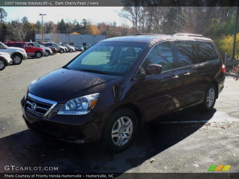 Dark Cherry Pearl / Ivory 2007 Honda Odyssey EX-L