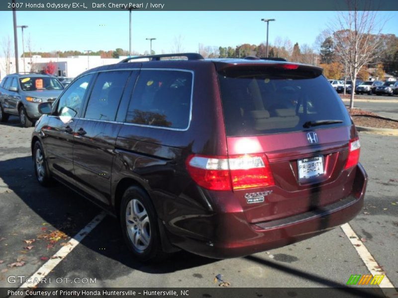 Dark Cherry Pearl / Ivory 2007 Honda Odyssey EX-L
