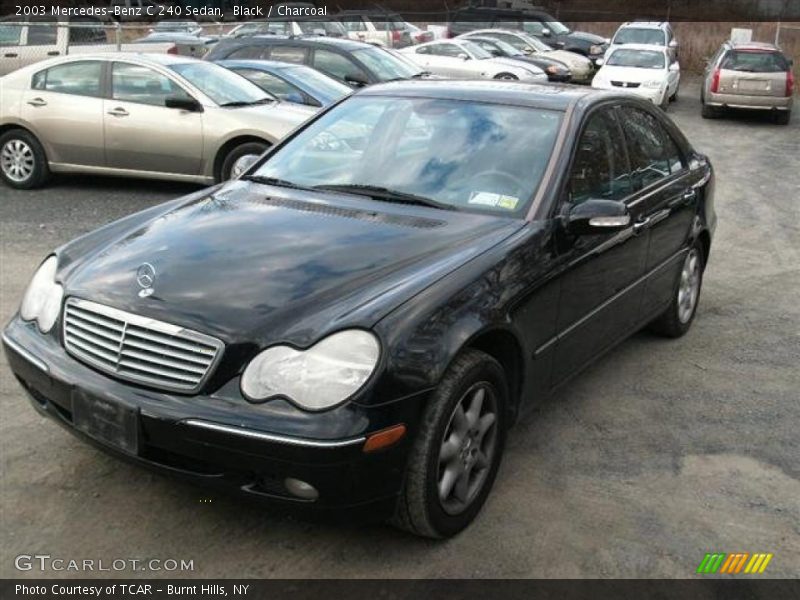 Black / Charcoal 2003 Mercedes-Benz C 240 Sedan
