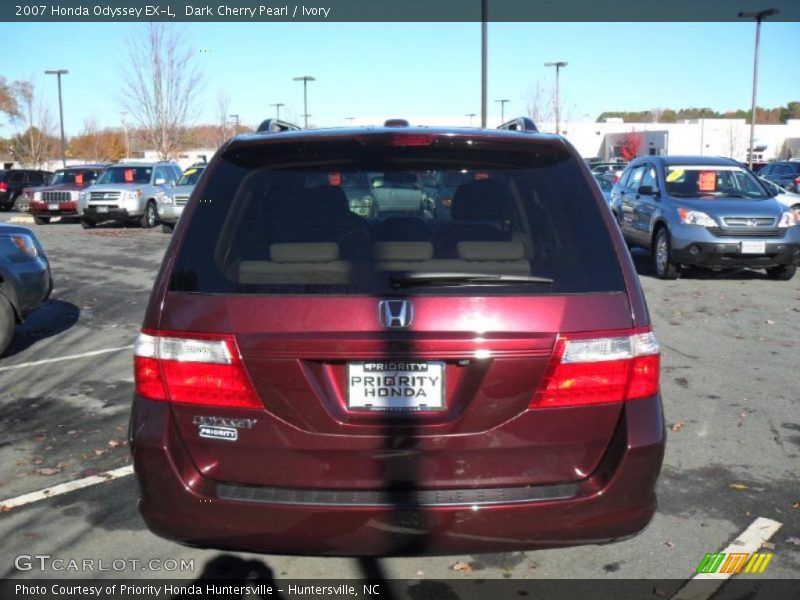 Dark Cherry Pearl / Ivory 2007 Honda Odyssey EX-L