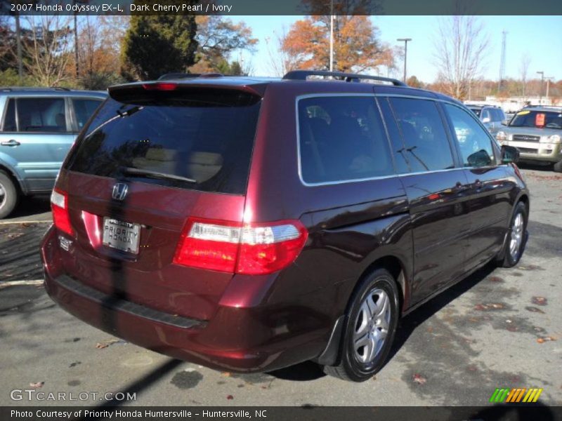 Dark Cherry Pearl / Ivory 2007 Honda Odyssey EX-L