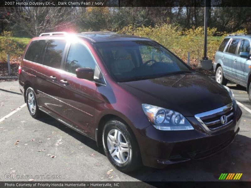 Dark Cherry Pearl / Ivory 2007 Honda Odyssey EX-L