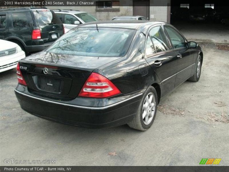 Black / Charcoal 2003 Mercedes-Benz C 240 Sedan