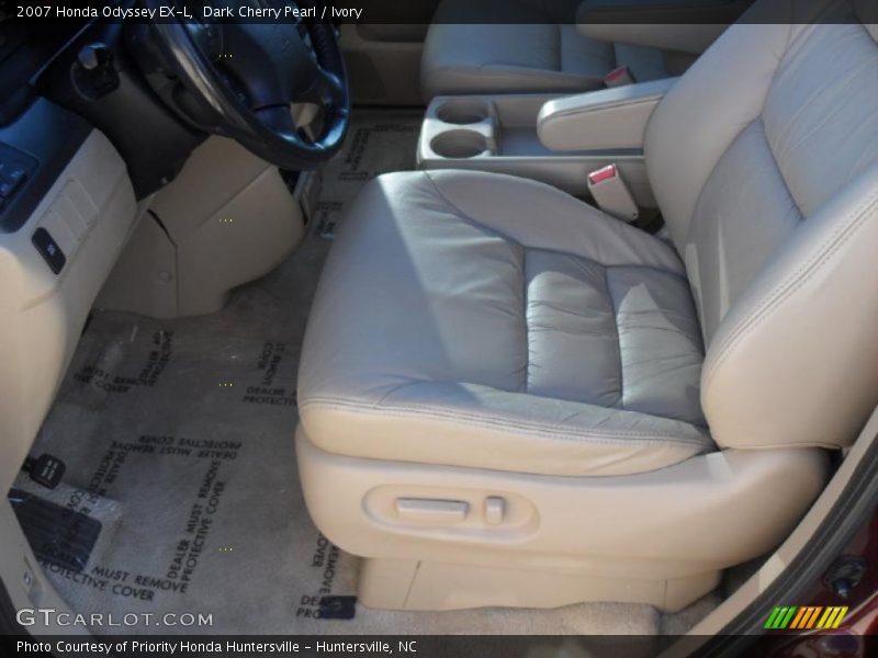 Dark Cherry Pearl / Ivory 2007 Honda Odyssey EX-L