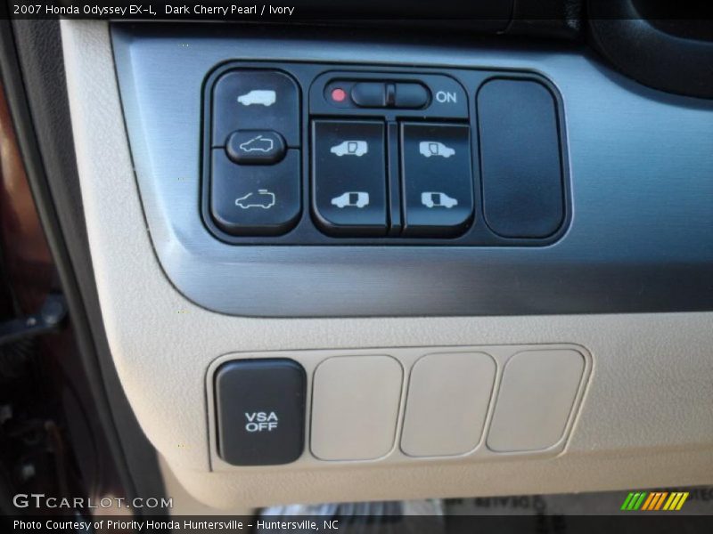 Dark Cherry Pearl / Ivory 2007 Honda Odyssey EX-L