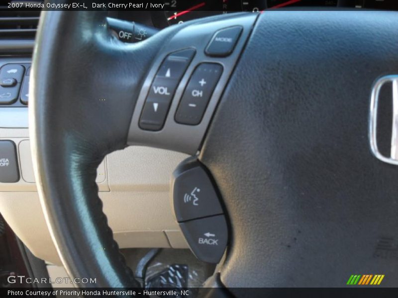 Dark Cherry Pearl / Ivory 2007 Honda Odyssey EX-L