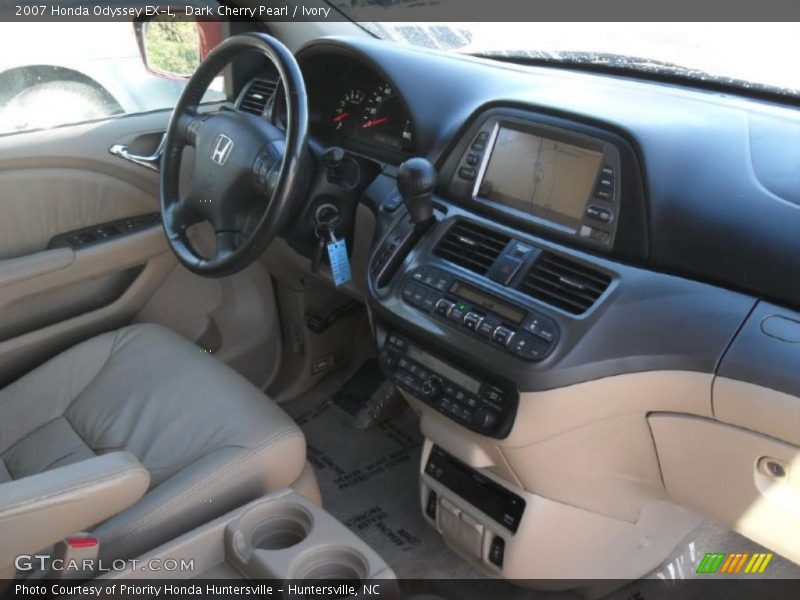 Dark Cherry Pearl / Ivory 2007 Honda Odyssey EX-L