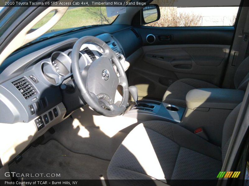 Timberland Mica / Sand Beige 2010 Toyota Tacoma V6 SR5 Access Cab 4x4