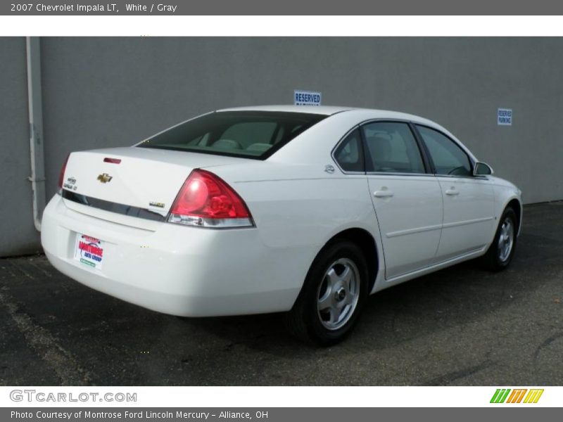 White / Gray 2007 Chevrolet Impala LT