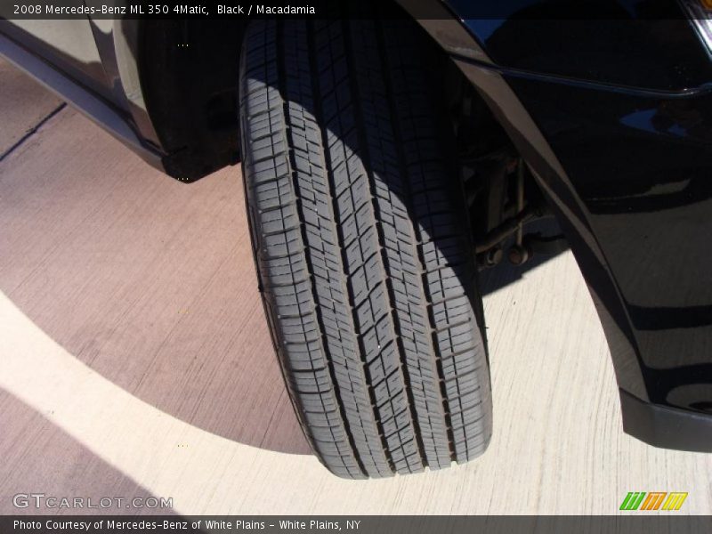 Black / Macadamia 2008 Mercedes-Benz ML 350 4Matic