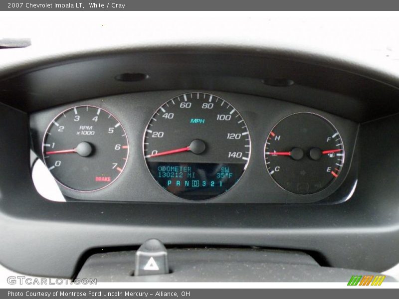  2007 Impala LT LT Gauges