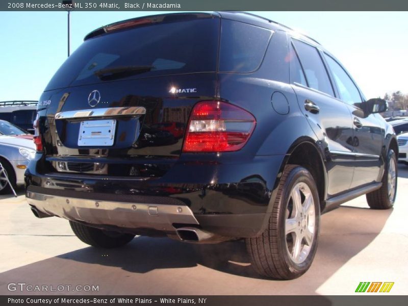 Black / Macadamia 2008 Mercedes-Benz ML 350 4Matic