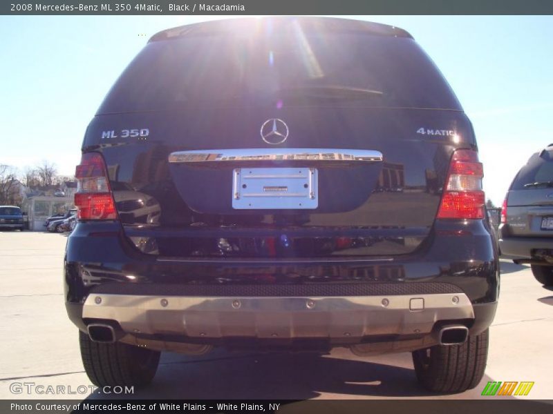 Black / Macadamia 2008 Mercedes-Benz ML 350 4Matic