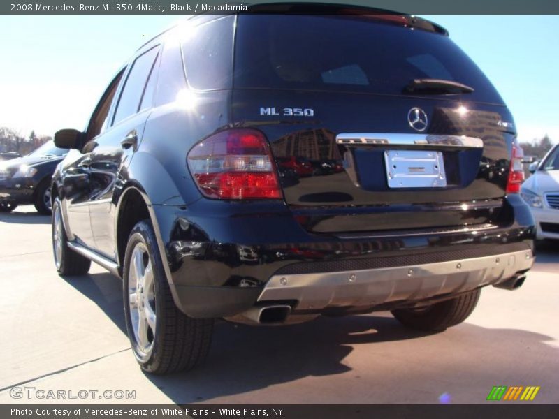 Black / Macadamia 2008 Mercedes-Benz ML 350 4Matic