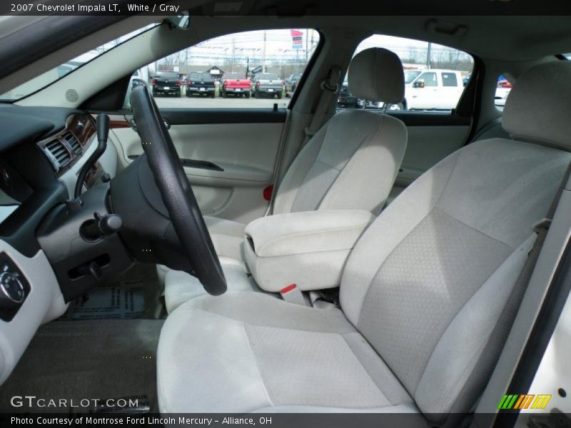 White / Gray 2007 Chevrolet Impala LT