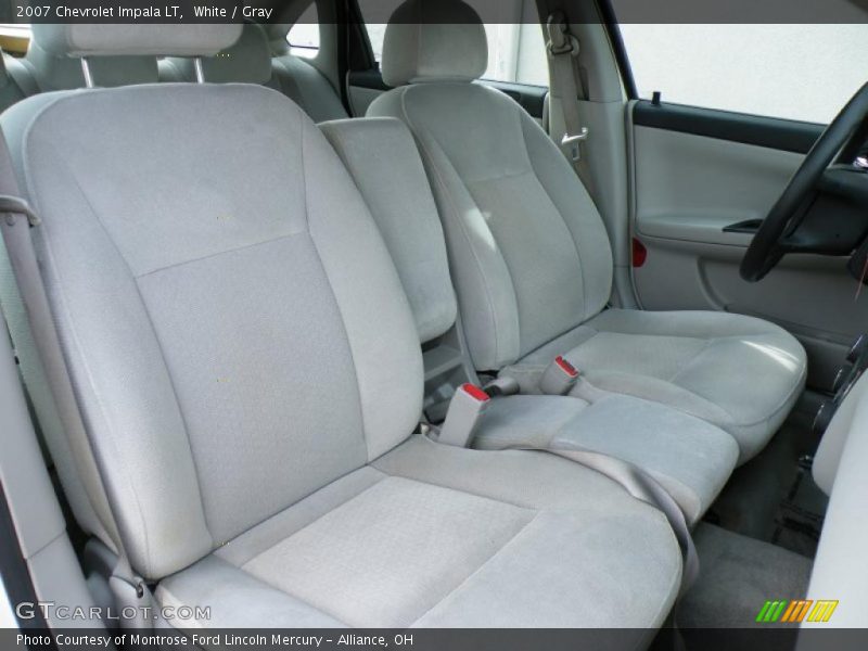 White / Gray 2007 Chevrolet Impala LT
