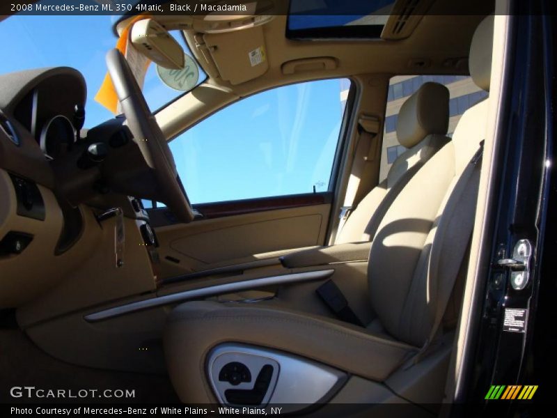 Black / Macadamia 2008 Mercedes-Benz ML 350 4Matic