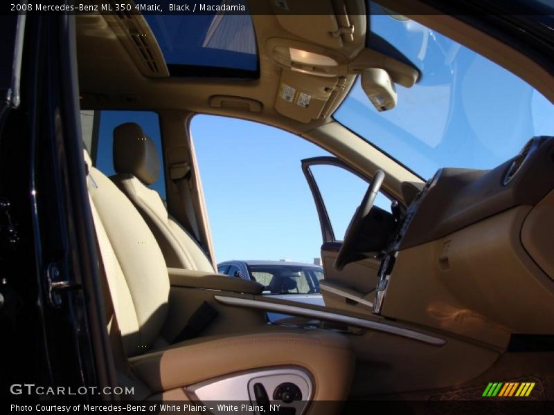 Black / Macadamia 2008 Mercedes-Benz ML 350 4Matic