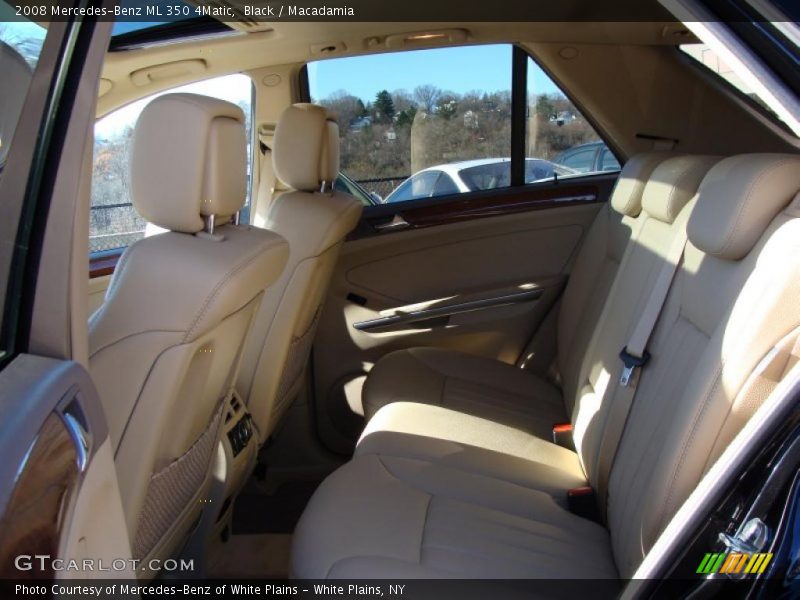 Black / Macadamia 2008 Mercedes-Benz ML 350 4Matic