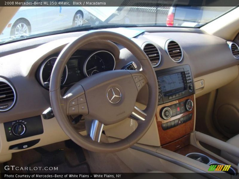 Black / Macadamia 2008 Mercedes-Benz ML 350 4Matic
