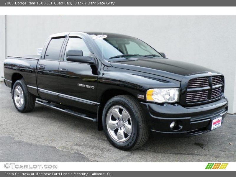 Black / Dark Slate Gray 2005 Dodge Ram 1500 SLT Quad Cab