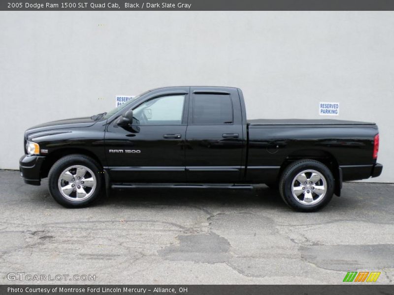 Black / Dark Slate Gray 2005 Dodge Ram 1500 SLT Quad Cab