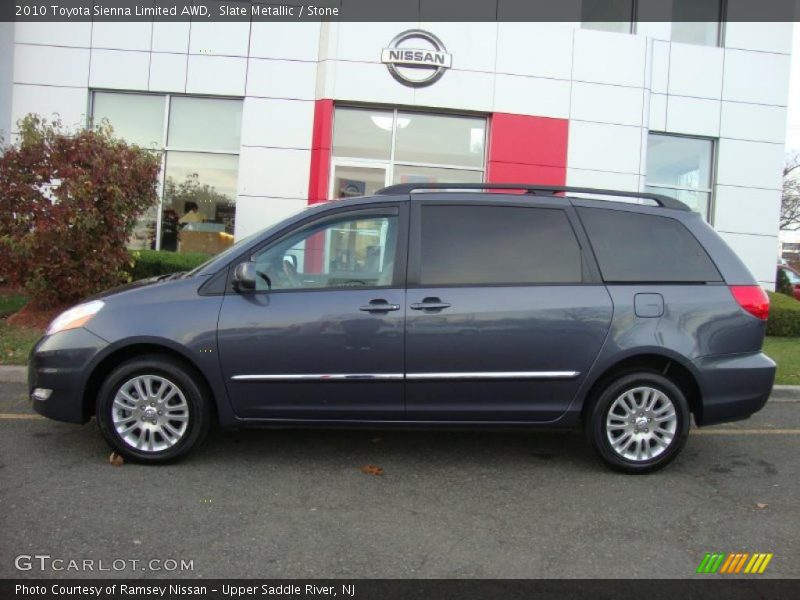 Slate Metallic / Stone 2010 Toyota Sienna Limited AWD