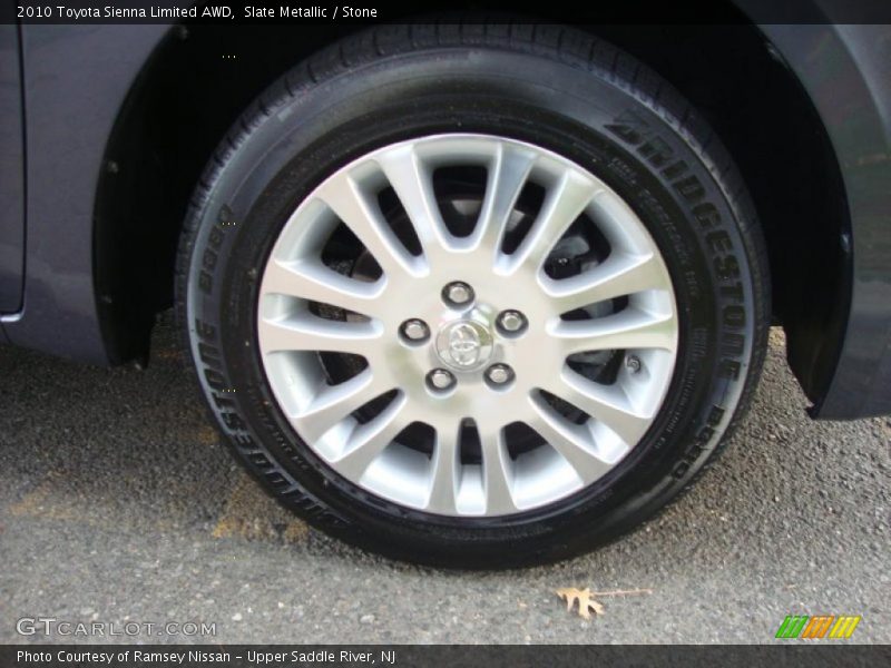  2010 Sienna Limited AWD Wheel