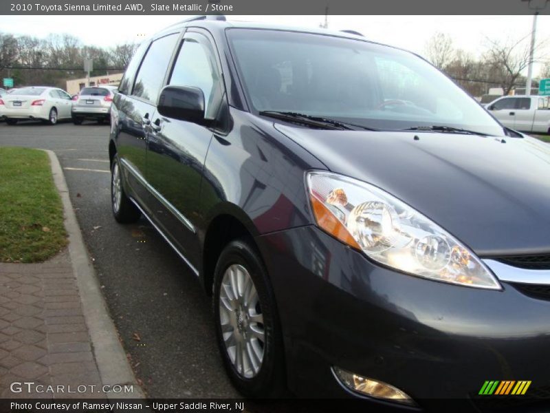 Slate Metallic / Stone 2010 Toyota Sienna Limited AWD