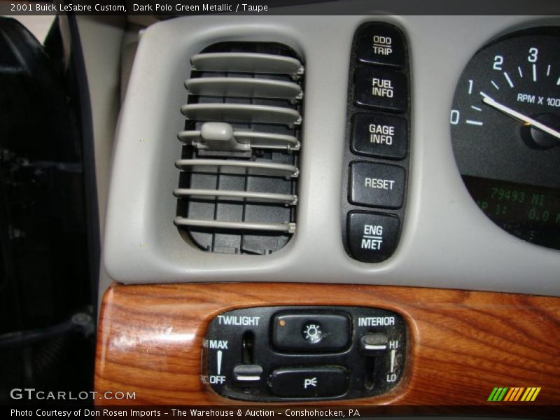 Dark Polo Green Metallic / Taupe 2001 Buick LeSabre Custom