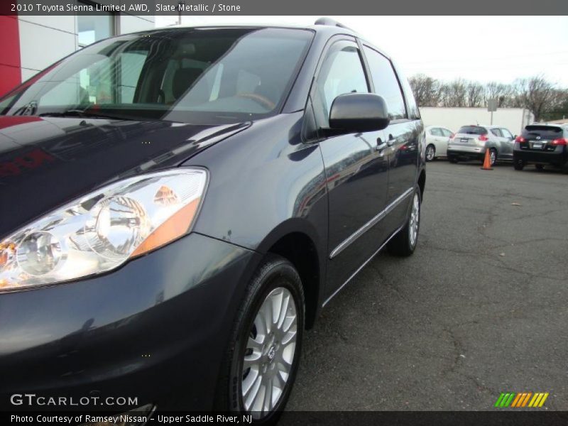 Slate Metallic / Stone 2010 Toyota Sienna Limited AWD