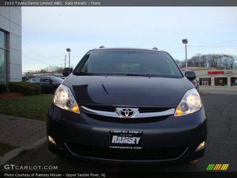 Slate Metallic / Stone 2010 Toyota Sienna Limited AWD