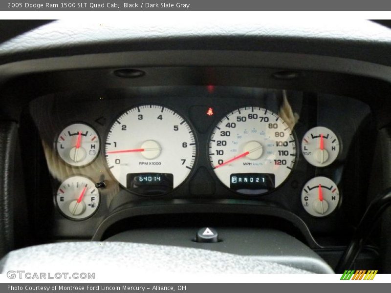 Black / Dark Slate Gray 2005 Dodge Ram 1500 SLT Quad Cab