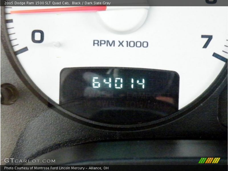 Black / Dark Slate Gray 2005 Dodge Ram 1500 SLT Quad Cab