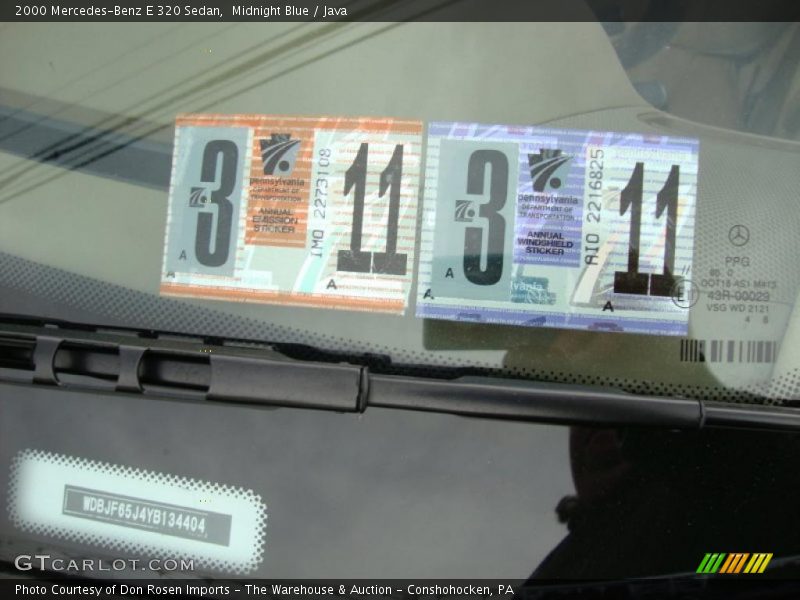 Midnight Blue / Java 2000 Mercedes-Benz E 320 Sedan
