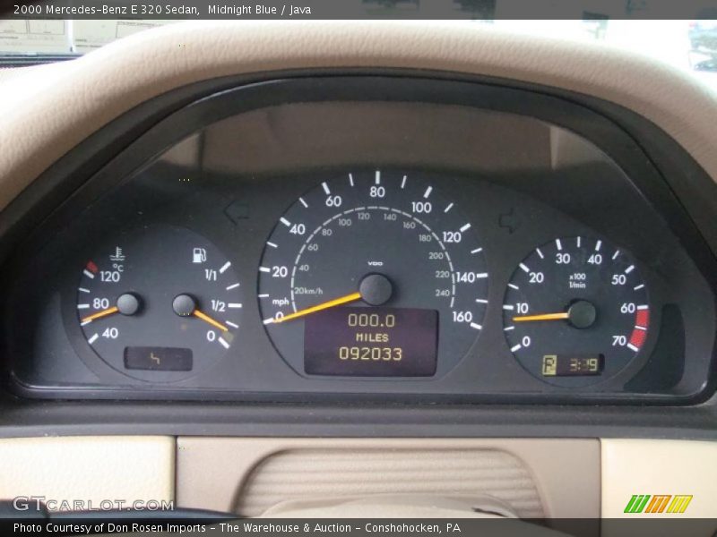 Midnight Blue / Java 2000 Mercedes-Benz E 320 Sedan