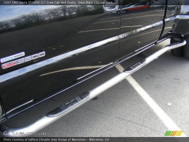 Onyx Black / Ebony Black 2007 GMC Sierra 3500HD SLT Crew Cab 4x4 Dually