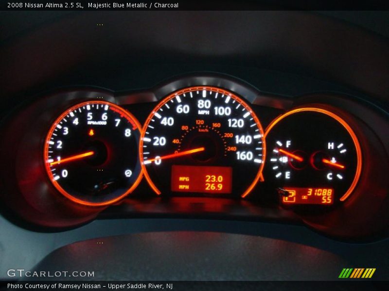 Majestic Blue Metallic / Charcoal 2008 Nissan Altima 2.5 SL