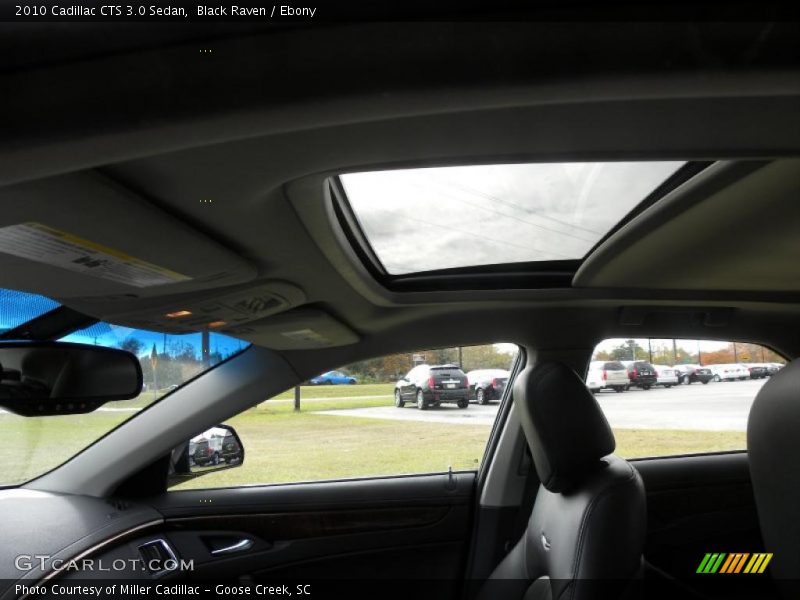 Black Raven / Ebony 2010 Cadillac CTS 3.0 Sedan