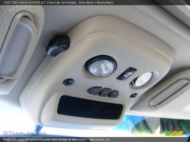 Onyx Black / Ebony Black 2007 GMC Sierra 3500HD SLT Crew Cab 4x4 Dually