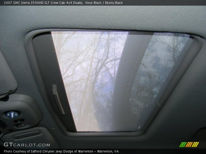 Onyx Black / Ebony Black 2007 GMC Sierra 3500HD SLT Crew Cab 4x4 Dually