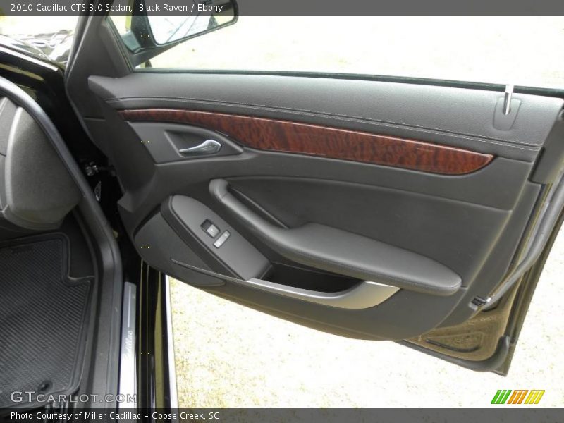 Black Raven / Ebony 2010 Cadillac CTS 3.0 Sedan