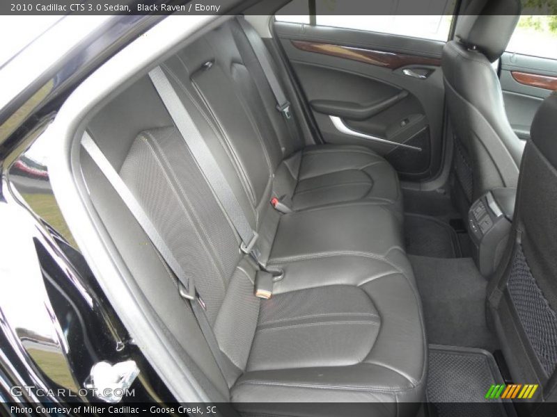  2010 CTS 3.0 Sedan Ebony Interior