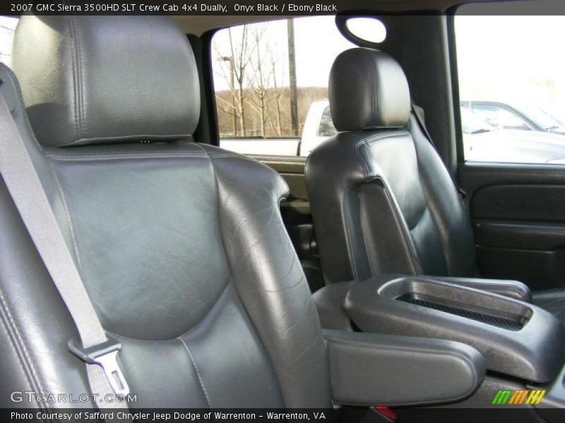 Onyx Black / Ebony Black 2007 GMC Sierra 3500HD SLT Crew Cab 4x4 Dually