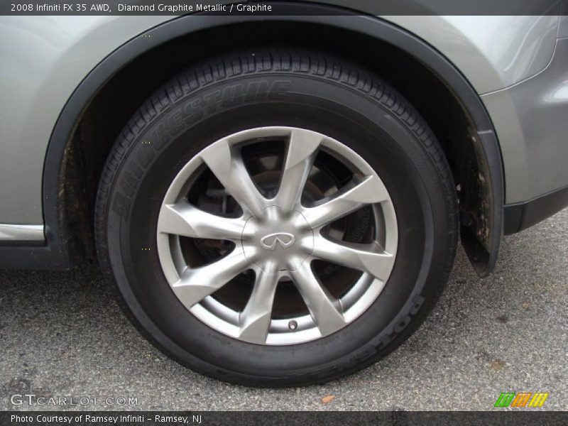Diamond Graphite Metallic / Graphite 2008 Infiniti FX 35 AWD