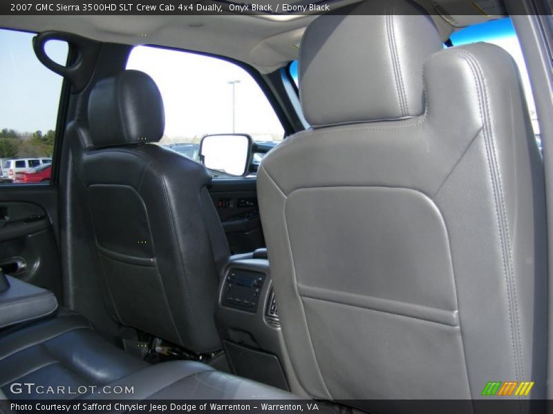 Onyx Black / Ebony Black 2007 GMC Sierra 3500HD SLT Crew Cab 4x4 Dually