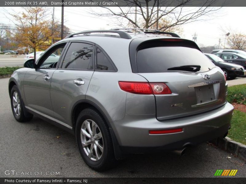 Diamond Graphite Metallic / Graphite 2008 Infiniti FX 35 AWD