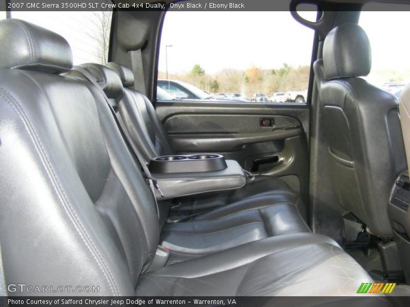 Onyx Black / Ebony Black 2007 GMC Sierra 3500HD SLT Crew Cab 4x4 Dually