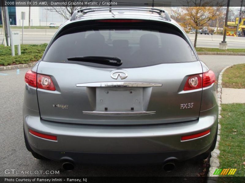 Diamond Graphite Metallic / Graphite 2008 Infiniti FX 35 AWD