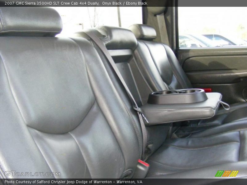 Onyx Black / Ebony Black 2007 GMC Sierra 3500HD SLT Crew Cab 4x4 Dually